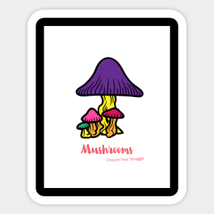 Mushrooms Sticker